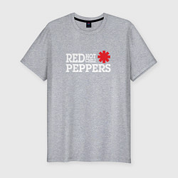 Футболка slim-fit RHCP Logo Red Hot Chili Peppers, цвет: меланж