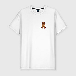 Мужская slim-футболка Лента 9 мая