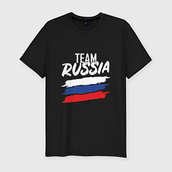 Мужская slim-футболка Team - Russia
