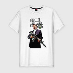 Мужская slim-футболка GTA 5 Mafia