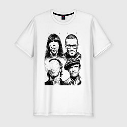 Футболка slim-fit RHCP faces, цвет: белый