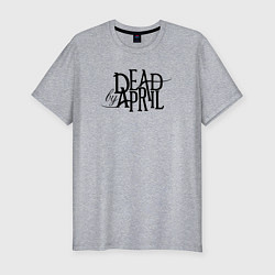 Мужская slim-футболка Dead by april music