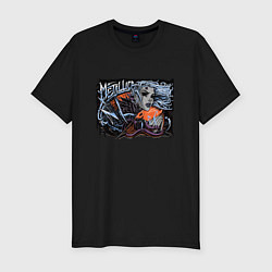 Мужская slim-футболка Metallica Denver Playbill