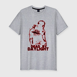 Футболка slim-fit Dead by Daylight dbd, цвет: меланж