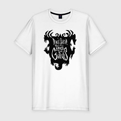 Футболка slim-fit Dont starve лого, цвет: белый