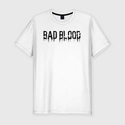 Футболка slim-fit Bad blood dying light, цвет: белый