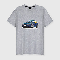 Футболка slim-fit BMW Blue, цвет: меланж