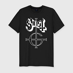 Футболка slim-fit Ghost logo, цвет: черный