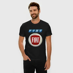 Футболка slim-fit FIAT 8, цвет: черный — фото 2