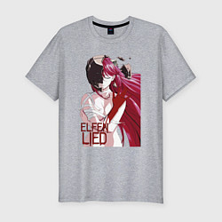 Футболка slim-fit Elfen lied, цвет: меланж