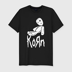 Мужская slim-футболка Korn КоРн