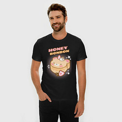 Футболка slim-fit Honey Bonbon, цвет: черный — фото 2
