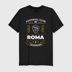 Мужская slim-футболка Roma FC 1