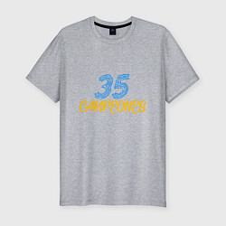 Мужская slim-футболка 35 Champions