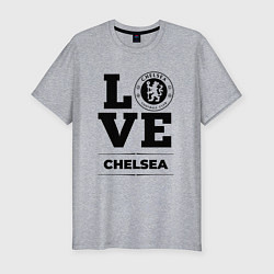 Мужская slim-футболка Chelsea Love Классика