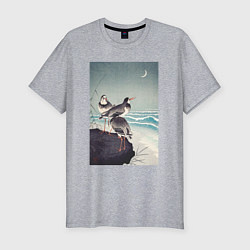 Футболка slim-fit Snipes at the Shore, цвет: меланж