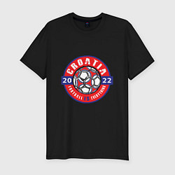 Мужская slim-футболка Croatia 2022
