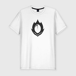 Футболка slim-fit Code Geass Маска Зеро, цвет: белый