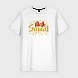Мужская slim-футболка Math Squad