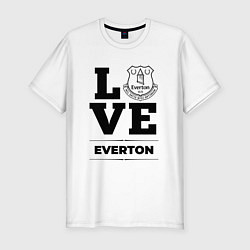 Мужская slim-футболка Everton Love Классика