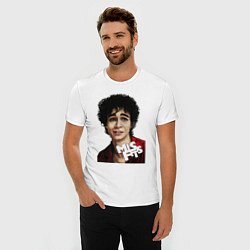 Футболка slim-fit Nathan Young, цвет: белый — фото 2