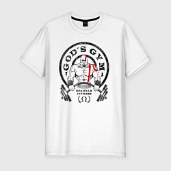 Футболка slim-fit Gods GYM, цвет: белый