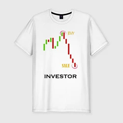 Мужская slim-футболка Investor