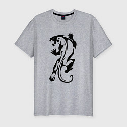 Мужская slim-футболка Tiger Tattoo Тигр Татуировка