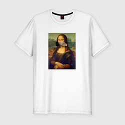 Мужская slim-футболка Мона Милос