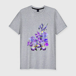 Футболка slim-fit Ириски Ирисы, цвет: меланж