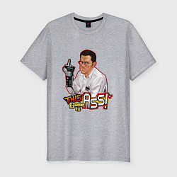 Футболка slim-fit AVGN - Angry Video Game Nerd, цвет: меланж