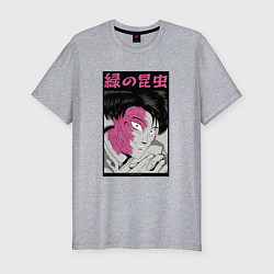Мужская slim-футболка Японский аниме монстр Гуль Japan Anime Ghoul