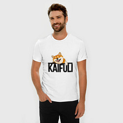 Футболка slim-fit Kaifuli shiba inu, цвет: белый — фото 2