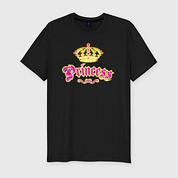 Мужская slim-футболка Моя Принцесса The Princcess