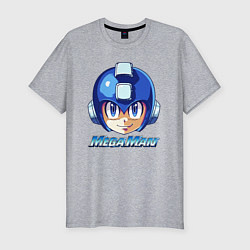 Футболка slim-fit Mega Man - Rockman, цвет: меланж