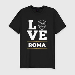 Мужская slim-футболка Roma Love Classic