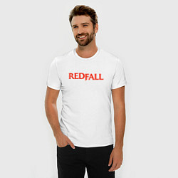 Футболка slim-fit Redfall logo, цвет: белый — фото 2