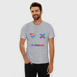 Футболка slim-fit Holographic Love Deathe Robots, цвет: меланж — фото 2