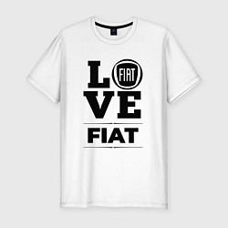 Мужская slim-футболка Fiat Love Classic