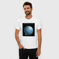 Футболка slim-fit Unknown Giant Неизвестный Гигант Space collections, цвет: белый — фото 2