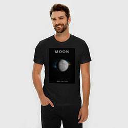 Футболка slim-fit Moon Луна Space collections, цвет: черный — фото 2