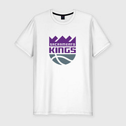 Футболка slim-fit Сакраменто Кингз NBA, цвет: белый