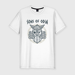 Футболка slim-fit Sons of Odin, цвет: белый