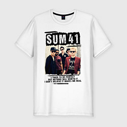 Футболка slim-fit SUM 41 PIECES, цвет: белый