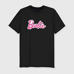 Футболка slim-fit Barbie logo, цвет: черный