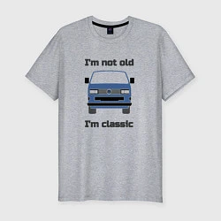 Футболка slim-fit Volkswagen Im not old Im classic, цвет: меланж
