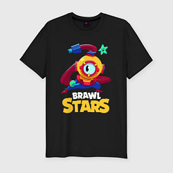 Футболка slim-fit Brawl Stars Otis Отис, цвет: черный