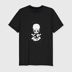 Футболка slim-fit Space Alien, цвет: черный