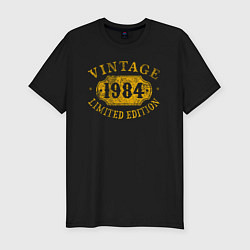 Мужская slim-футболка Винтаж 1984 лимитированная серия