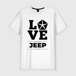 Мужская slim-футболка Jeep Love Classic